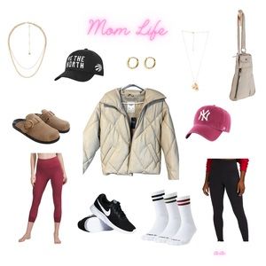 Abercrombie & Fitch oversized size small vegan leather cream color puffer coat